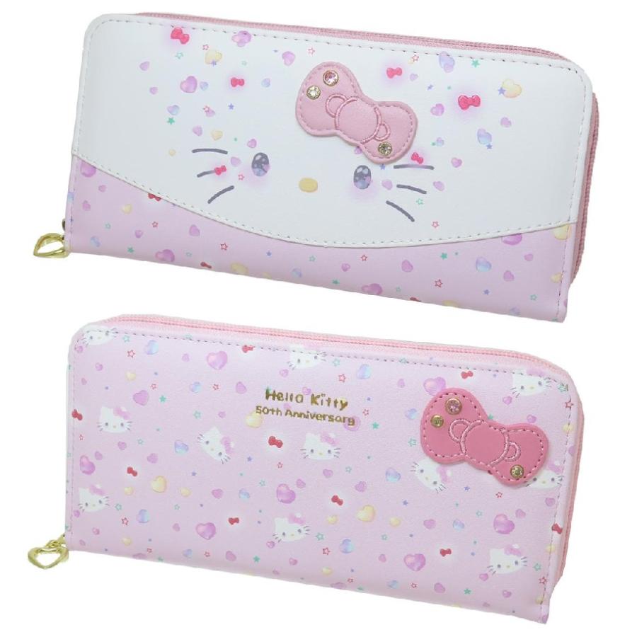 Hello Kitty 50週年紀念彷皮長銀包