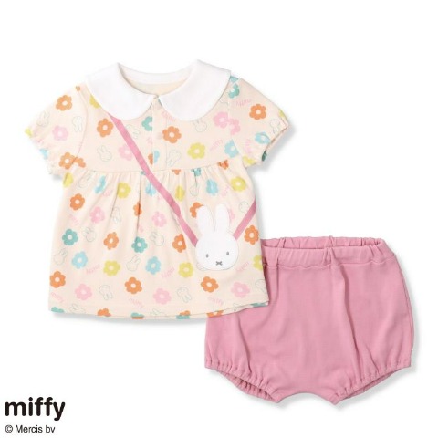 ✨連線商品需補運費✨日本 Birthday Miffy 米菲兔嬰兒燈籠褲套裝