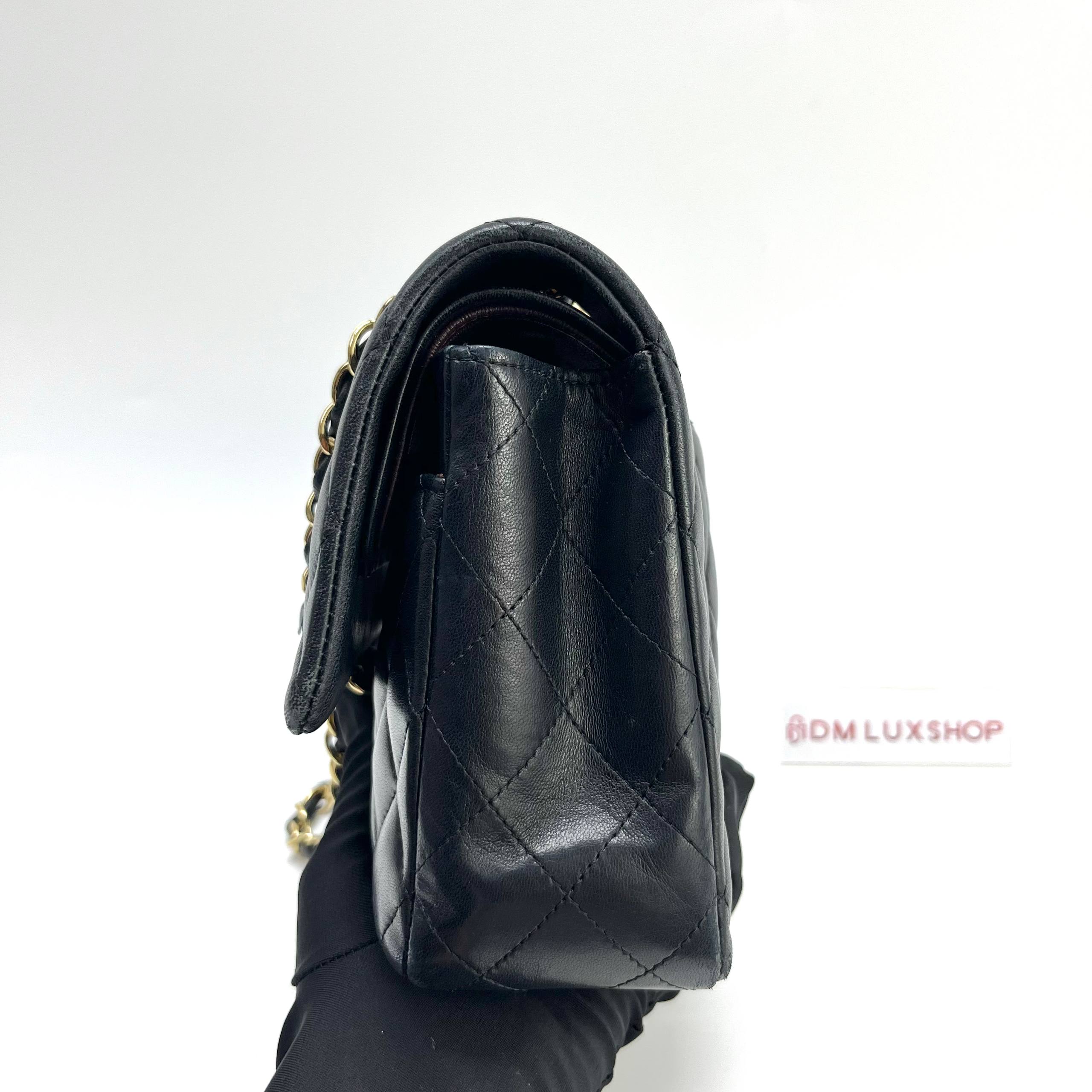 Chanel Black Lambskin CF Medium GHW (Serial 21)