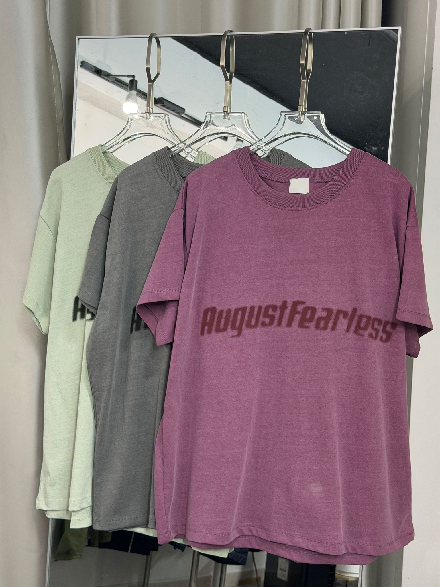 August Fearless 男女皆宜復古寬鬆T恤