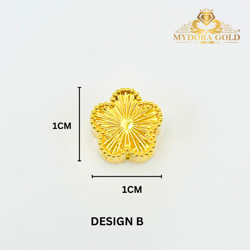 MYDORA Bead Clover Full Gold (5G) l EMAS 916/22K