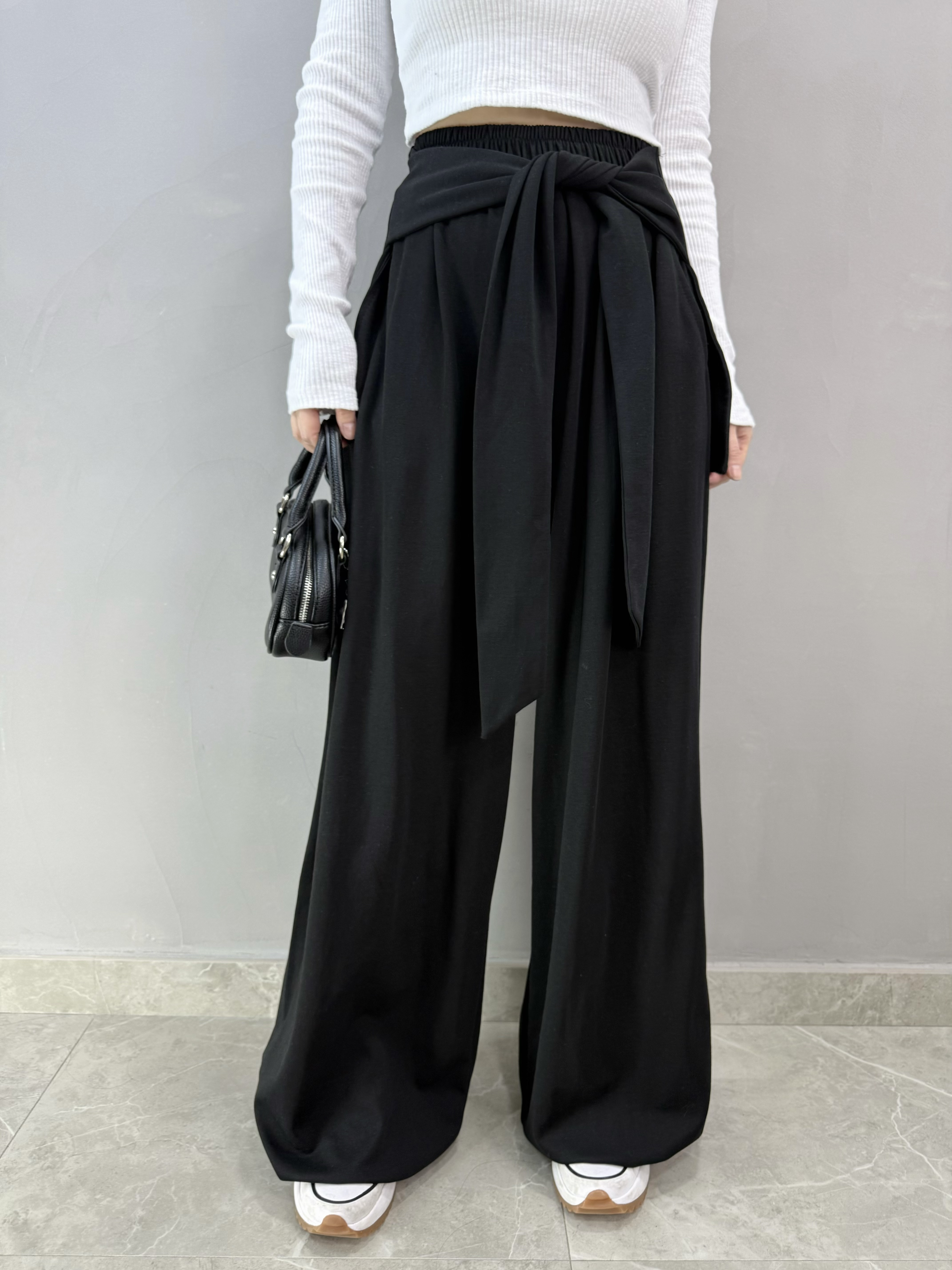 H66 綁腰兩著休閑褲（可束腳）