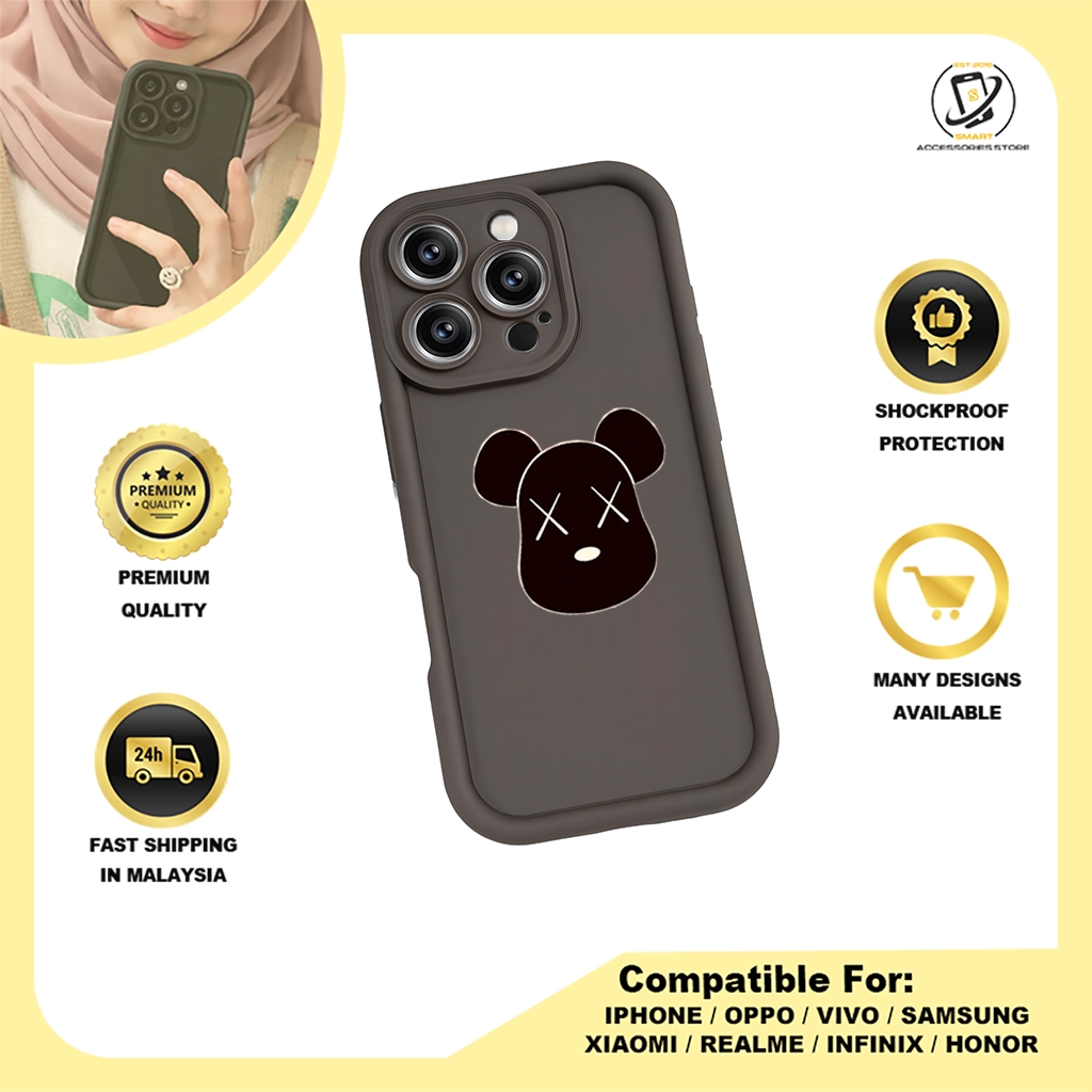 TPU DESIGN CASE PHONE FOR VIVO - DESIGN KAWS C