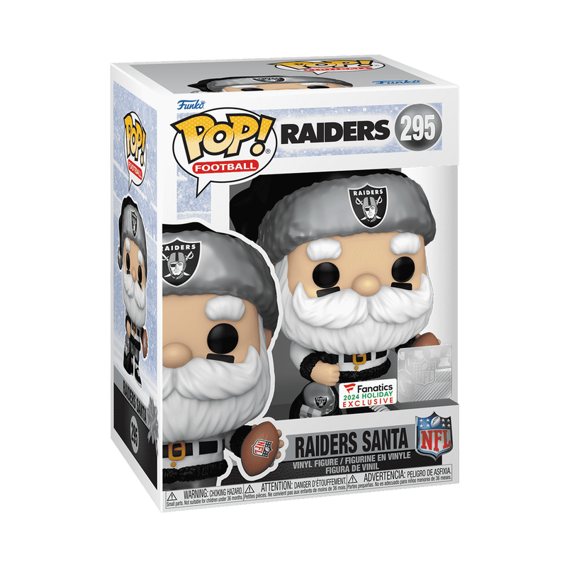 📦訂購 美國代購 Funko POP! NFL Raiders Santa Figure 拉斯維加斯突襲者 模型