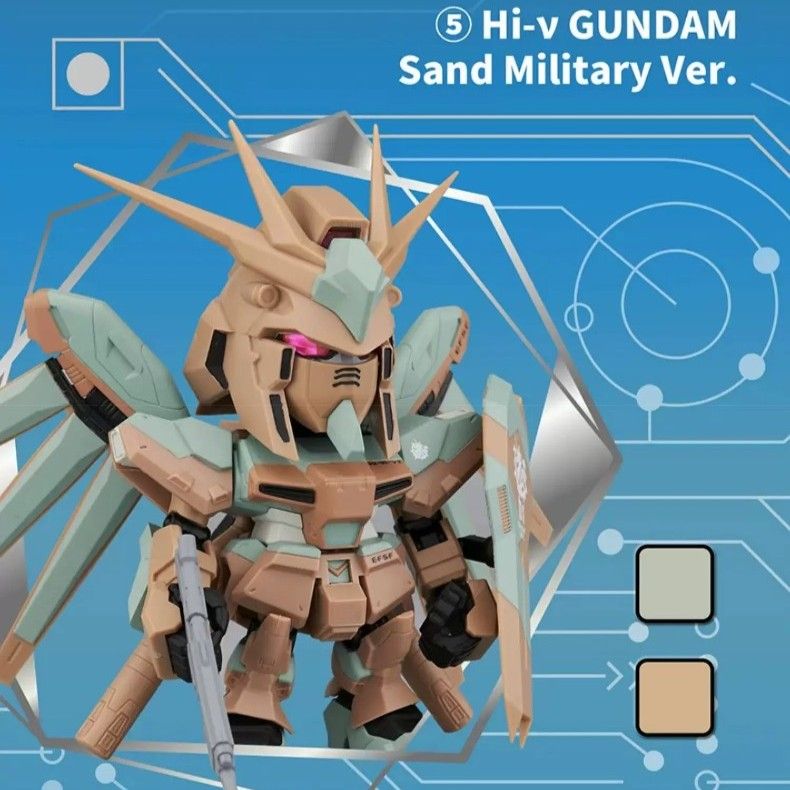 (行版) Bandai QMSV mini 盲盒 Hi-Nu Gundam Hi-ν 高達 (原盒8個) 