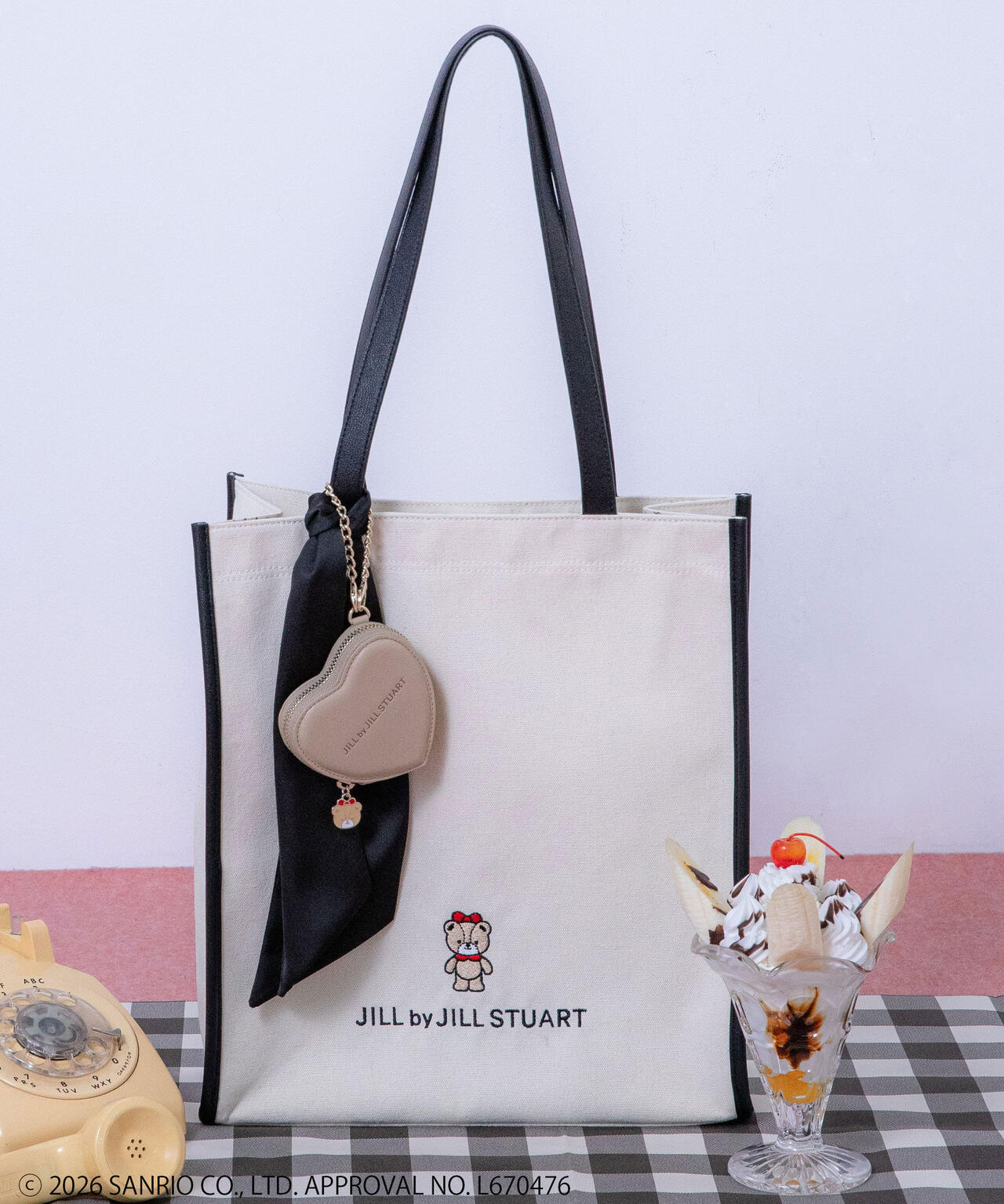 🎀【預訂】 JILL by JILL STUART Tiny Chum Collaboration Tote Bag Black