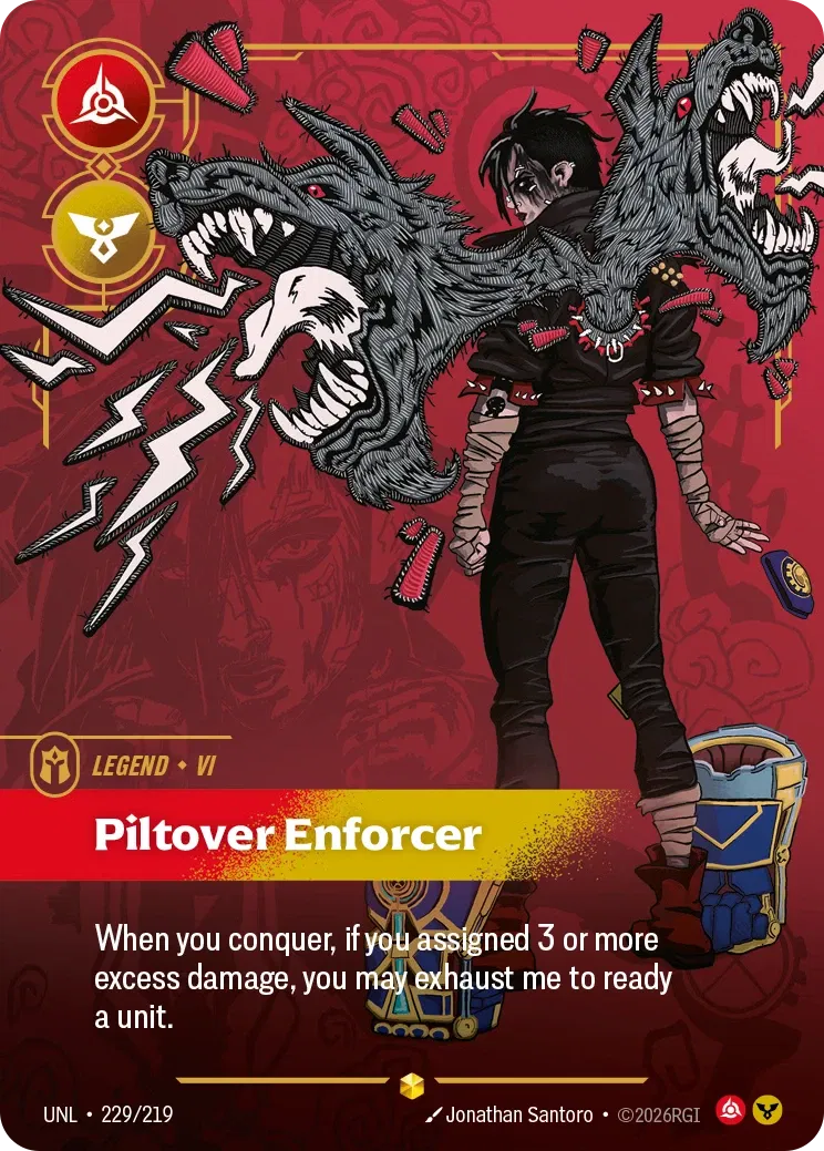 [ Unleashed - Overnumber ] UNL-229/219 Vi Piltover Enforcer