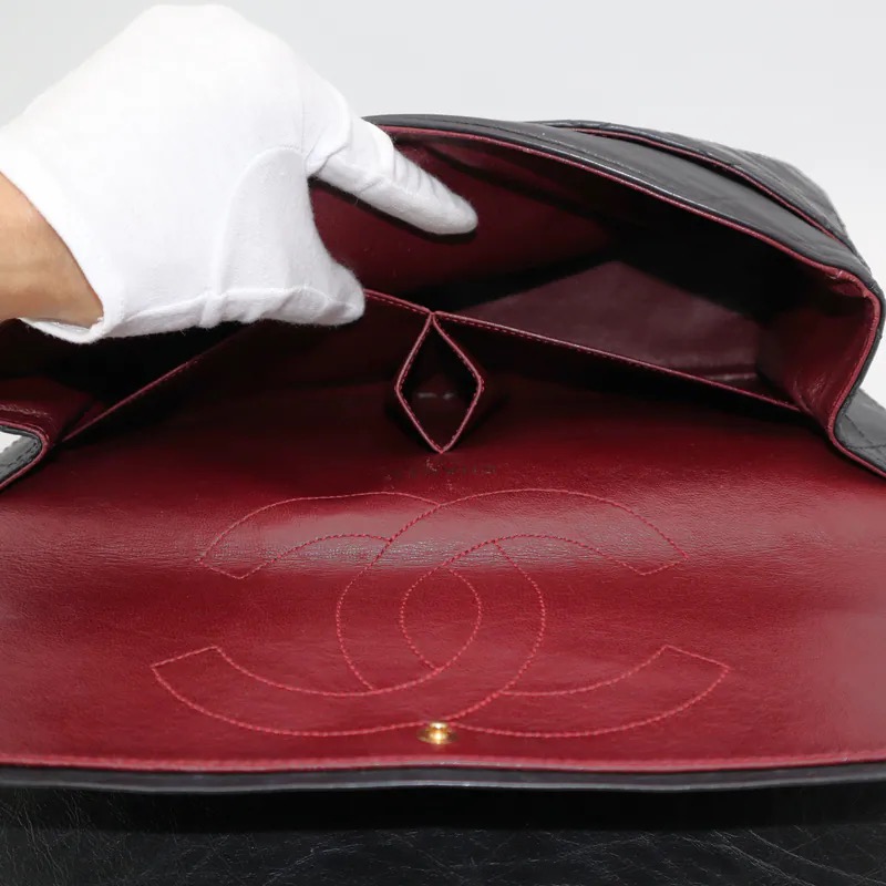 Chanel Matelasse 2.55 Maxi Double Flap Double Chain Shoulder Bag