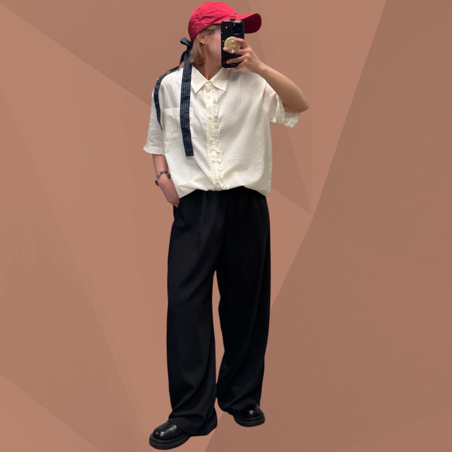 221230 荷葉邊短袖恤