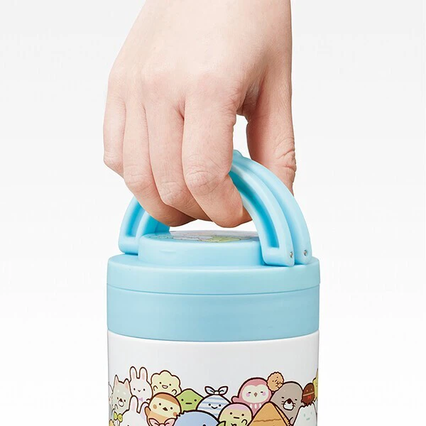 📢開團啦 約3月22日截單一次日本直送~新款角落生物抗菌可折疊手把保溫鍋