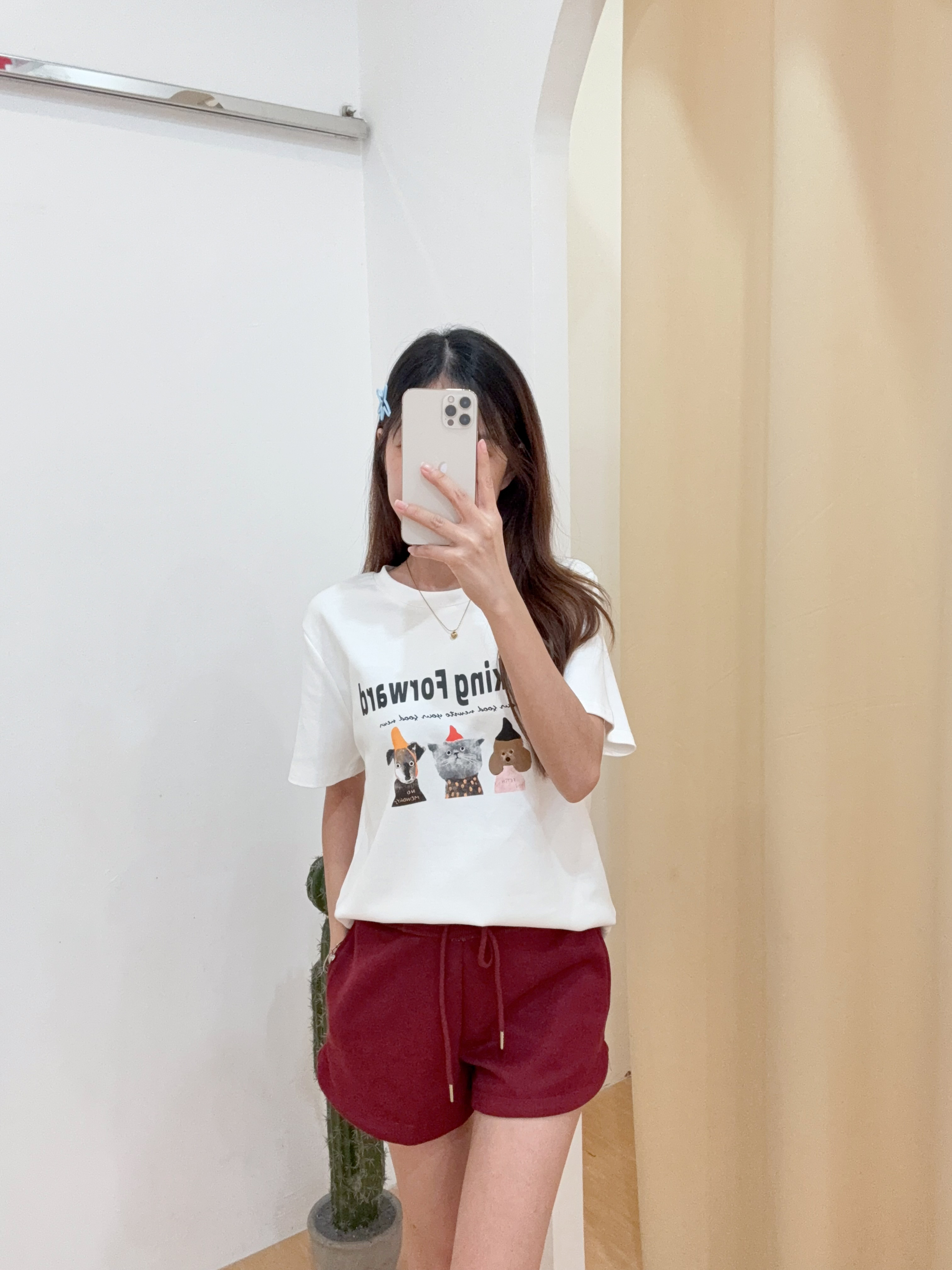 纯棉休闲运动风抽绳短裤 R2939