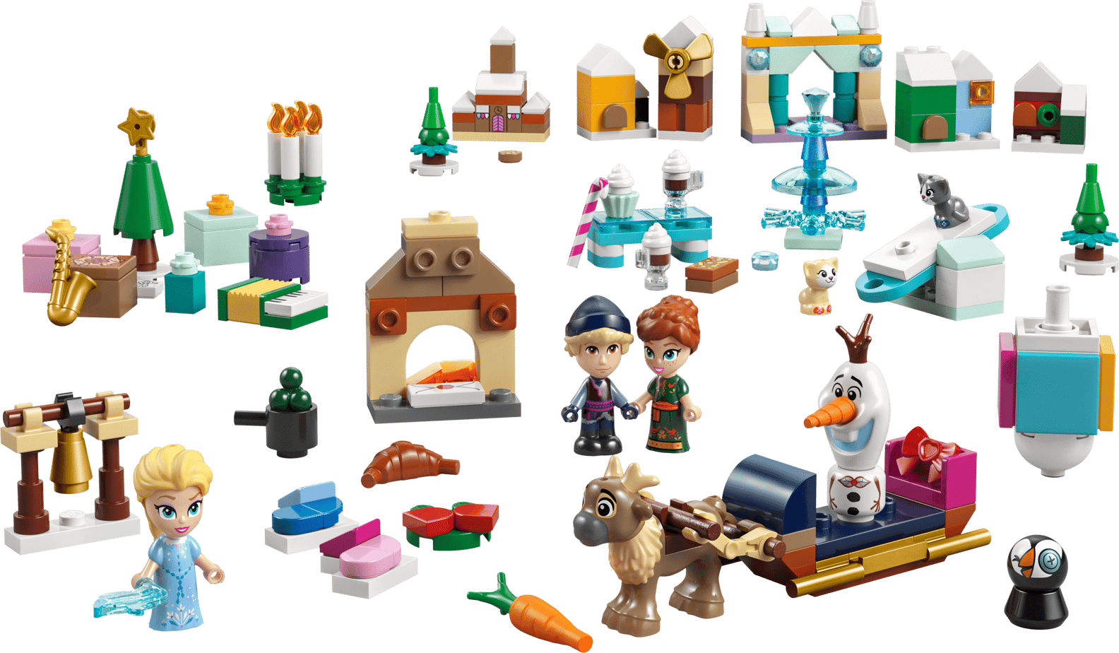 LEGO Disney Frozen Advent Calendar 冰雪奇緣聖誕倒數日曆 積木玩具 Elsa Anna 兒童聖誕禮物 43273