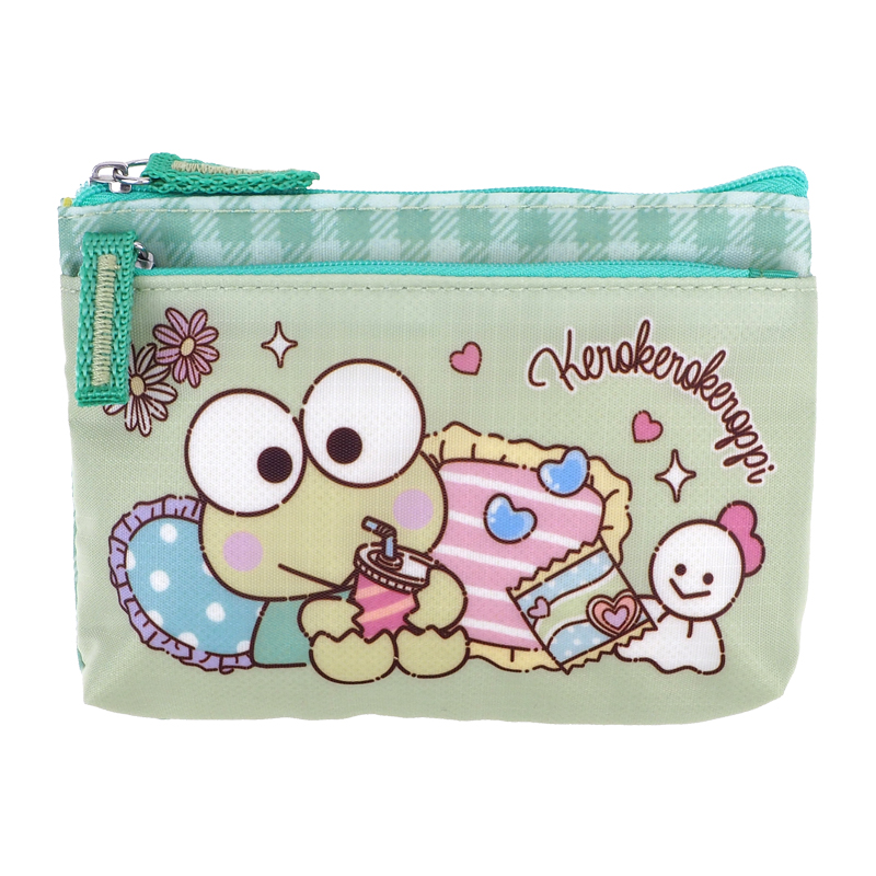 Kerokerokeroppi Two Zip Pouch 雙層小袋