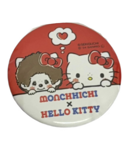 Monchhichi & Hello Kitty 襟章 MKT-KB-SG