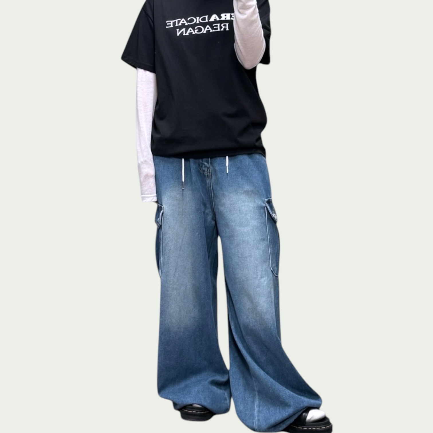 221057 側袋牛仔褲