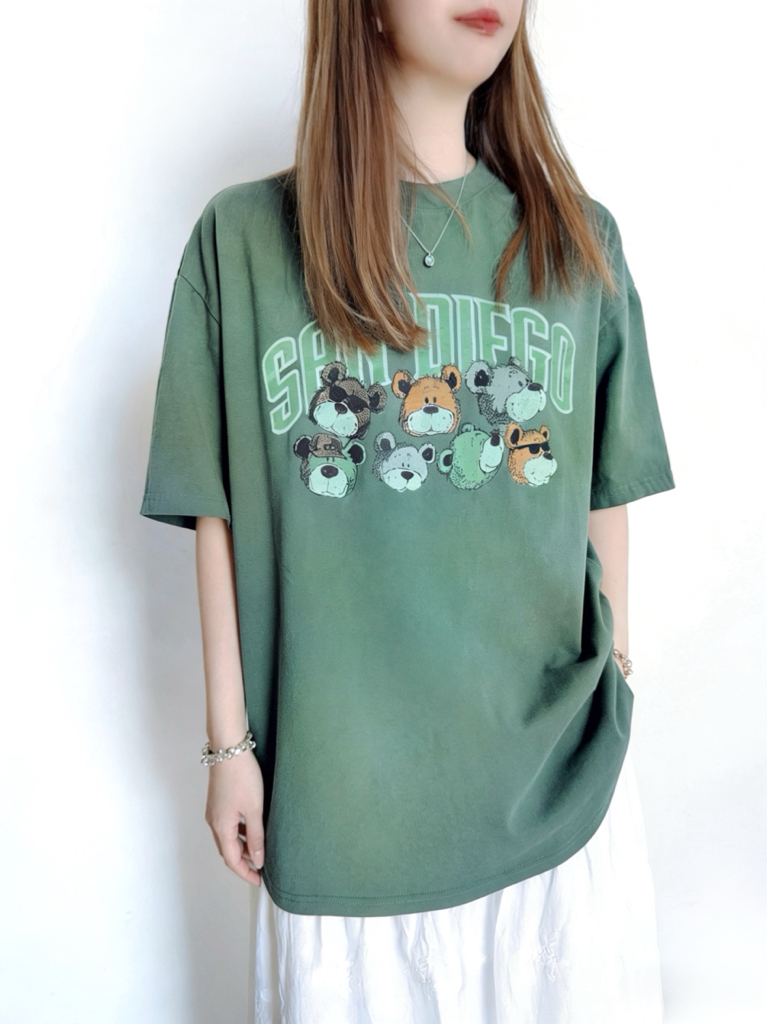 🍀初春優惠🌼 Retro熊熊print Tee
