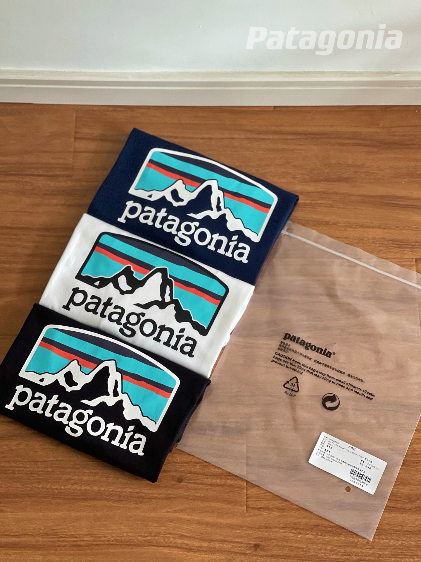 預訂 Pata gonia雪山脈環保系列Organic短袖Tee