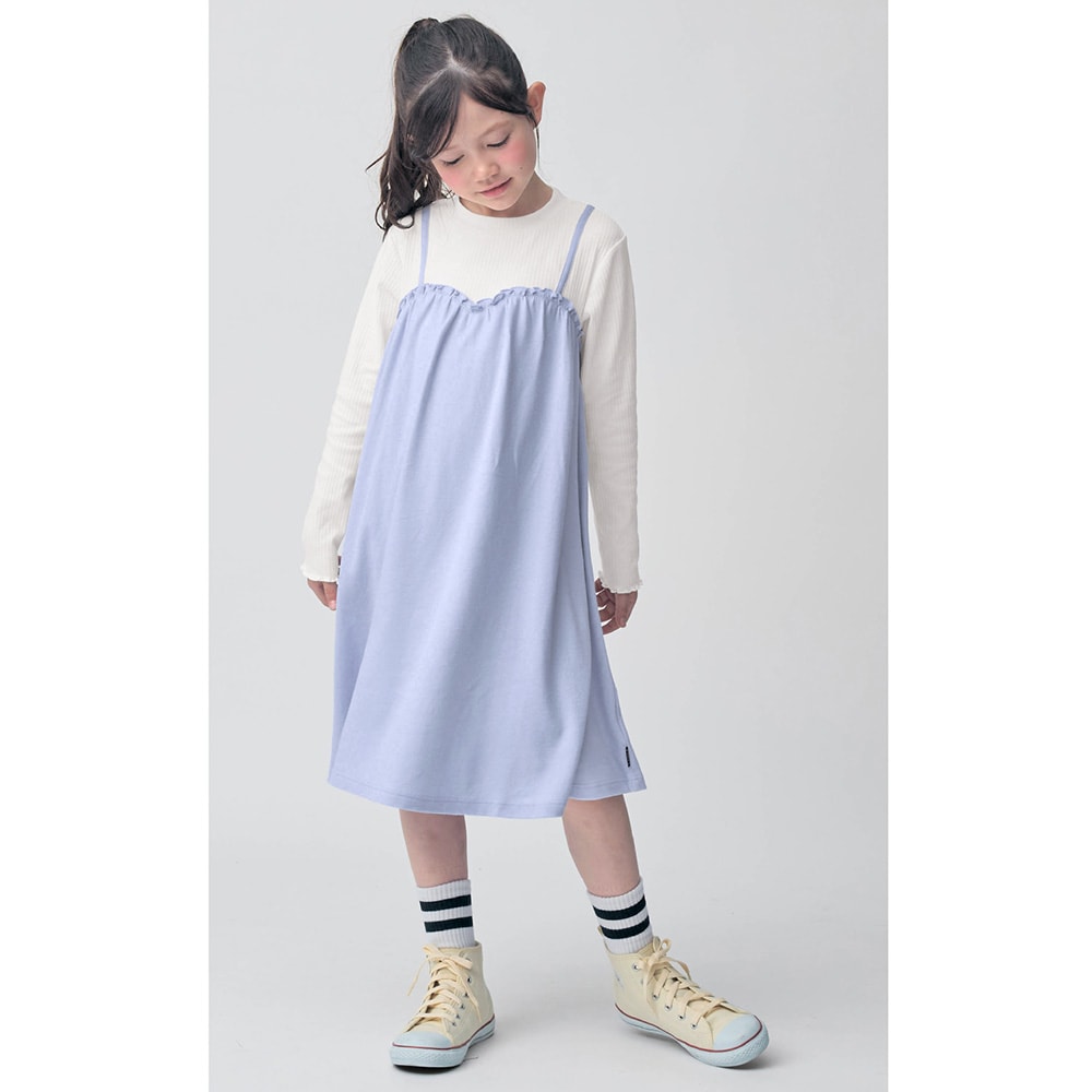 【⭐訂購⭐】 🇯🇵日本直送🌀日本品牌 假2件吊帶連衣裙🌀[PLBA-0057] [260307]