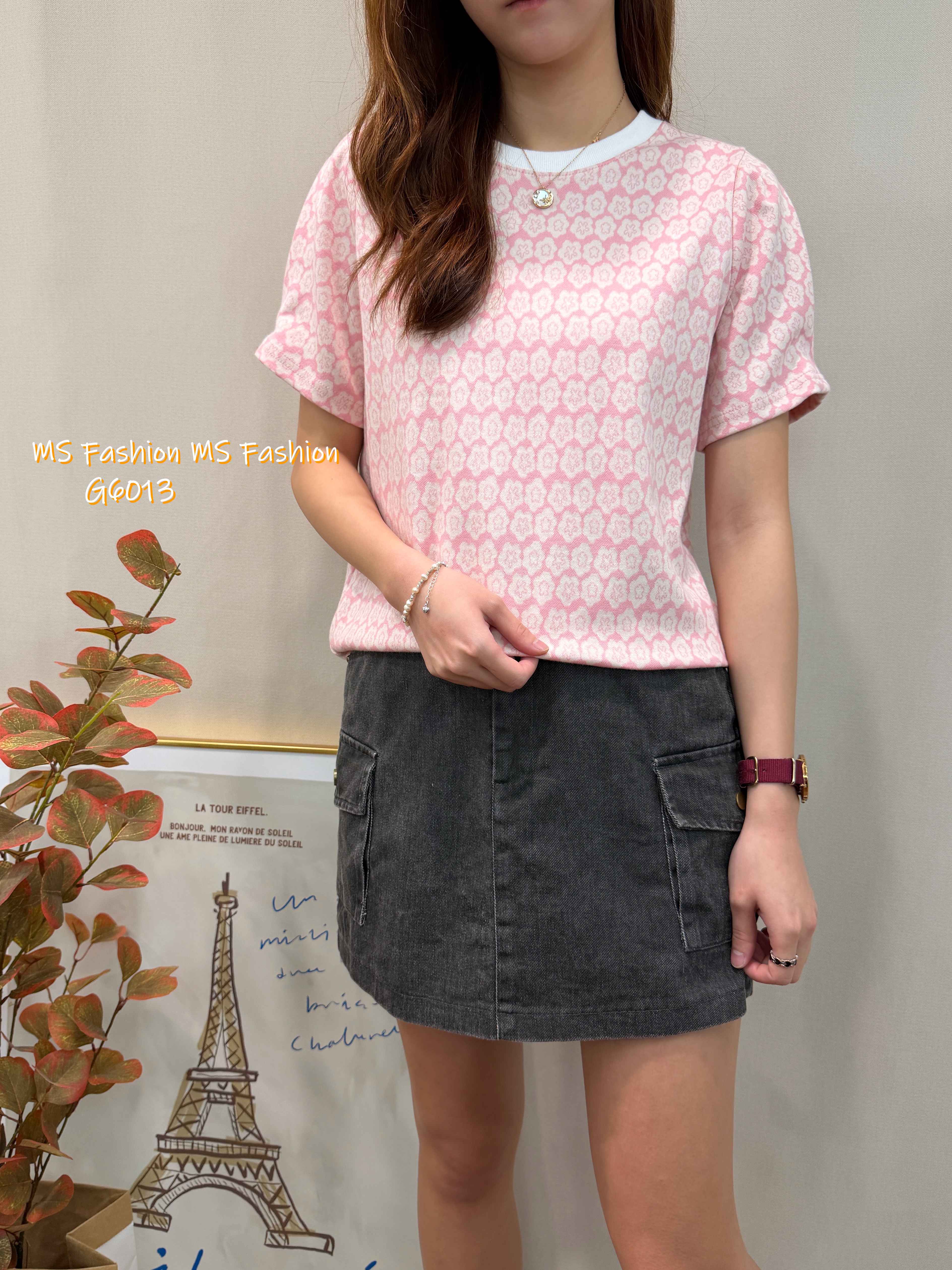 G6013 韓國🇰🇷特色花花print top