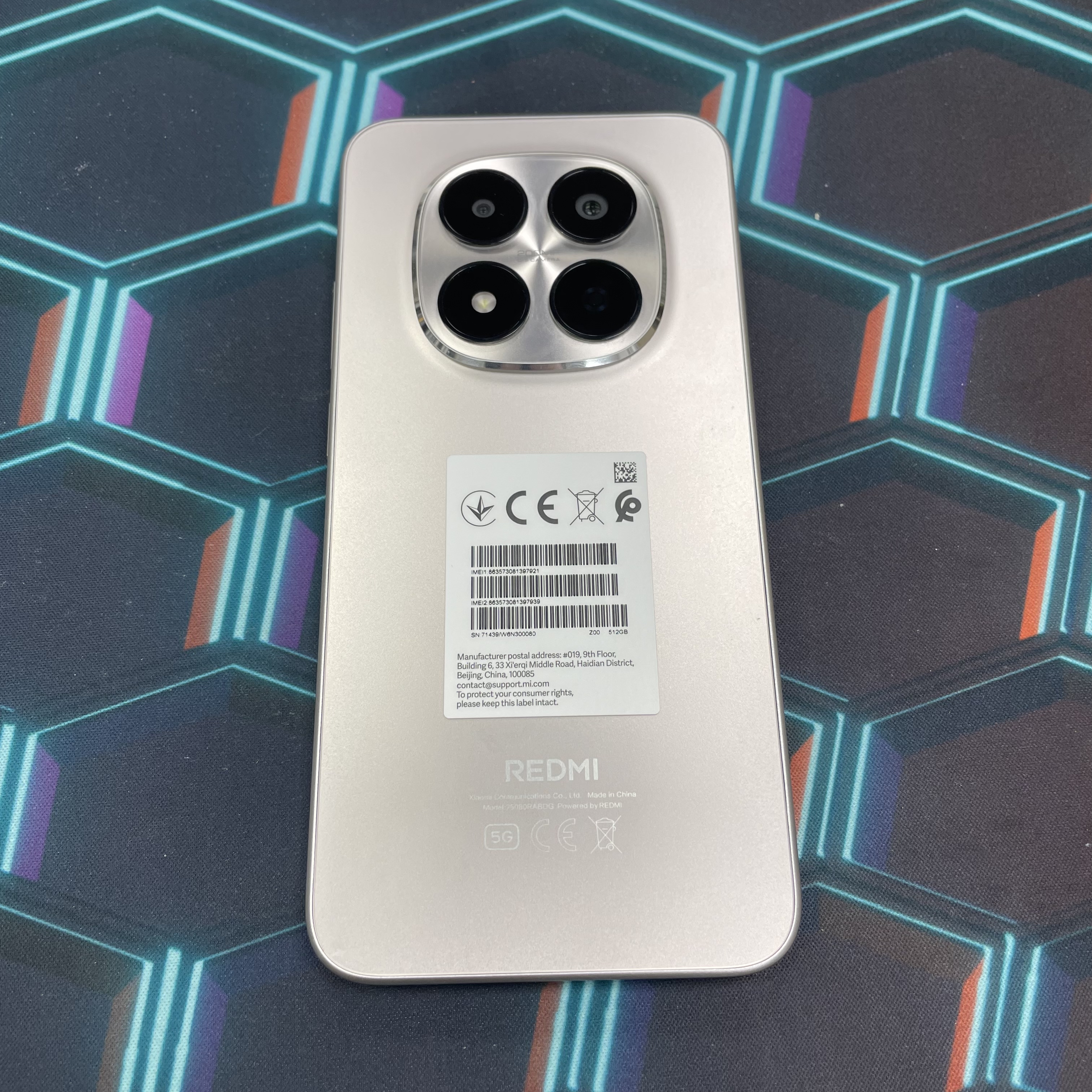 *6437 Redmi Note 15 Pro 5G 完美機 12+512GB 銀色 sliver