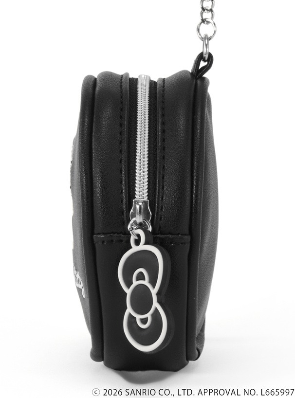 🎀【預訂】小麥色肌膚 Kitty x GRL  斑馬紋圓形小掛包