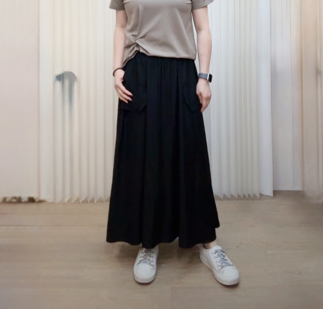 全像根腰半身長裙 M406 416801339