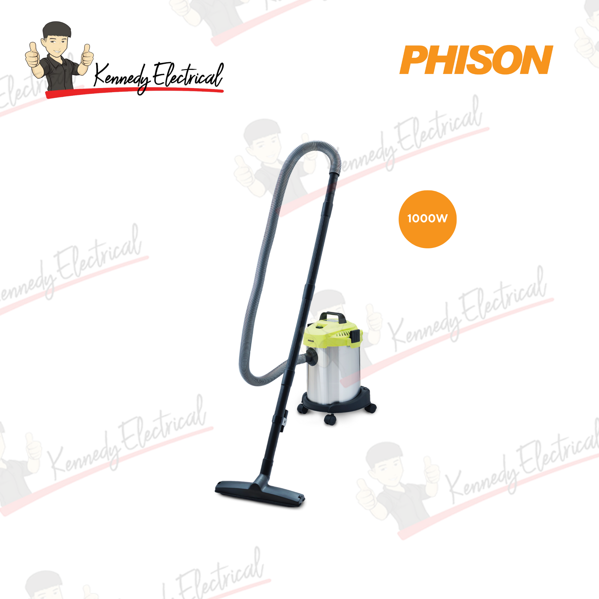 Phison 1000W Tank Vacuum Wet / Dry PVC-9081