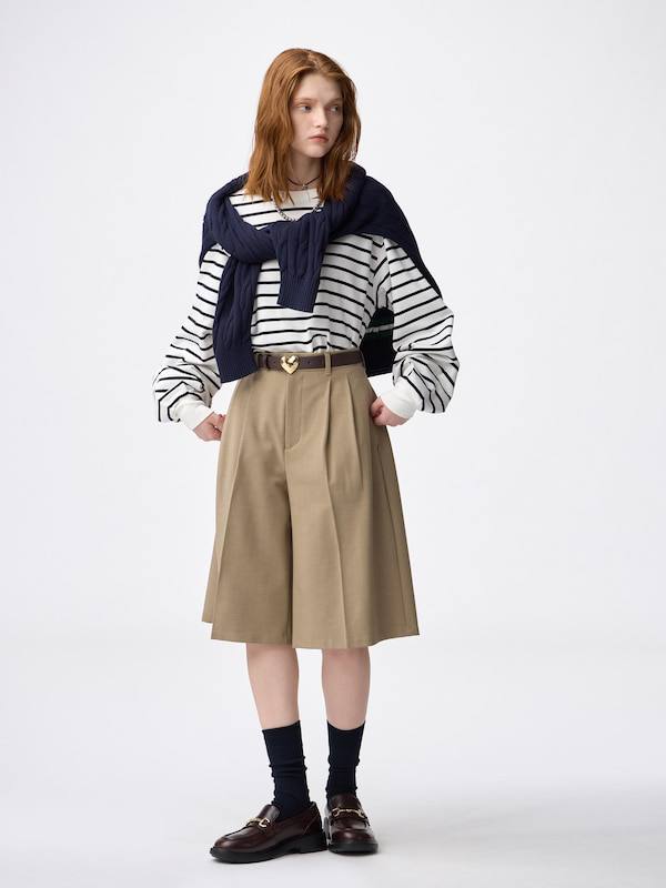 🇯🇵GU 西装阔腿六分裤