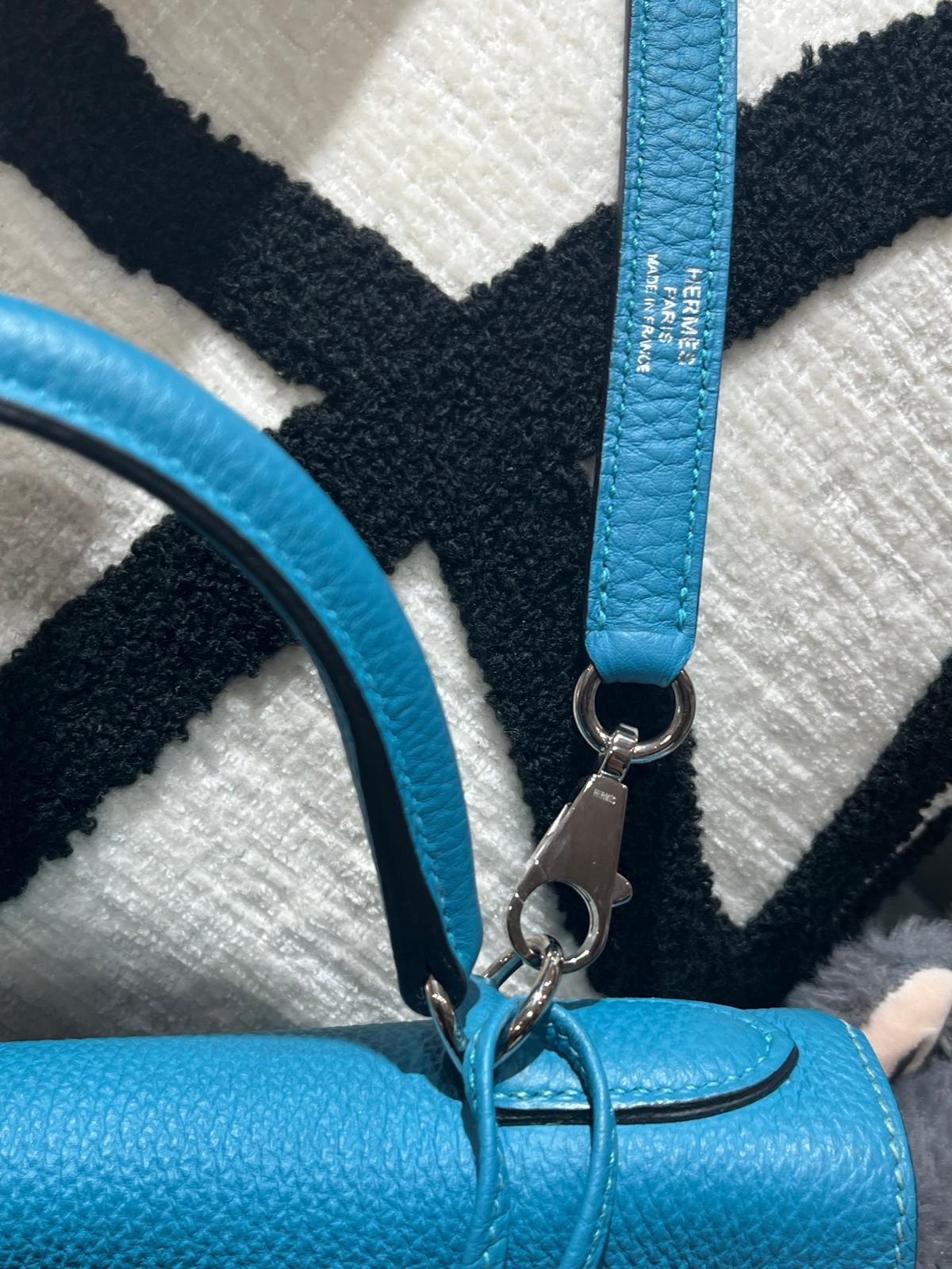 Hermes Kelly 28 STAMP [ R ] 松石藍色銀扣 100%Authentic, 98%new ✅key lock ✅dust bag ✅box