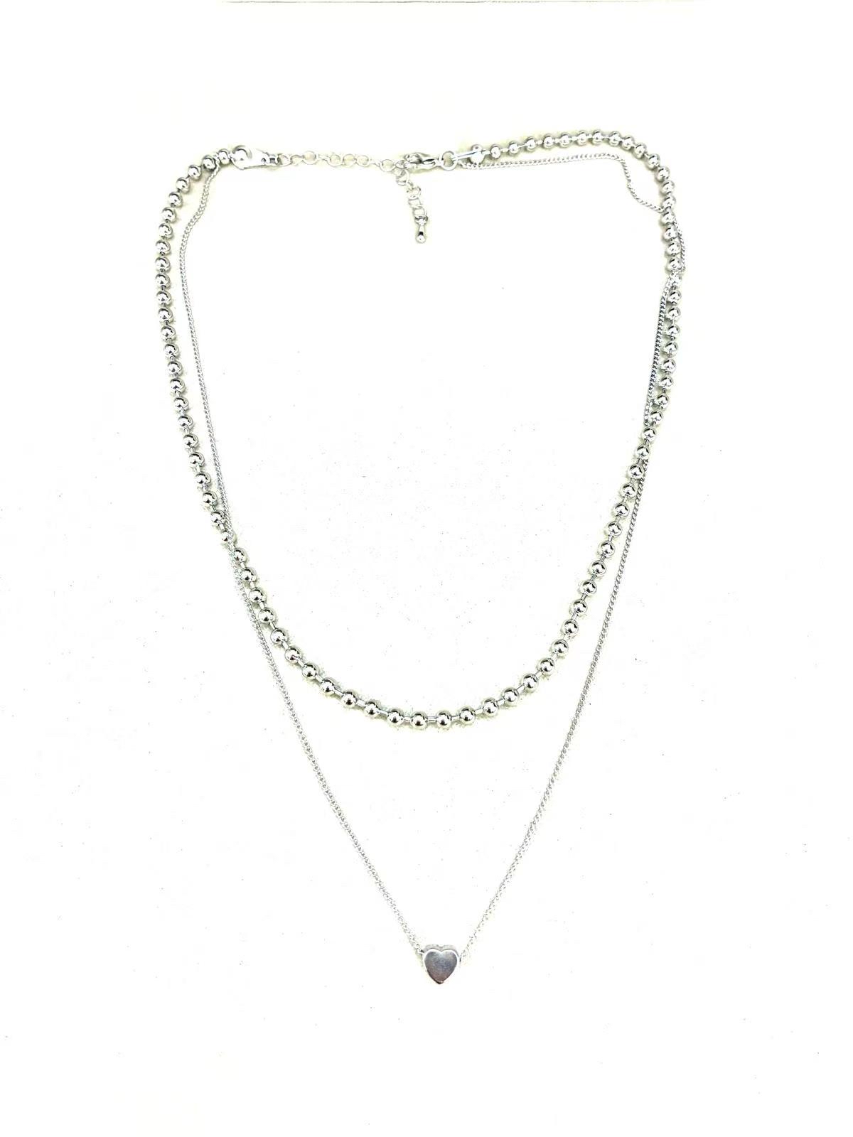 M85 珠珠心心頸鏈