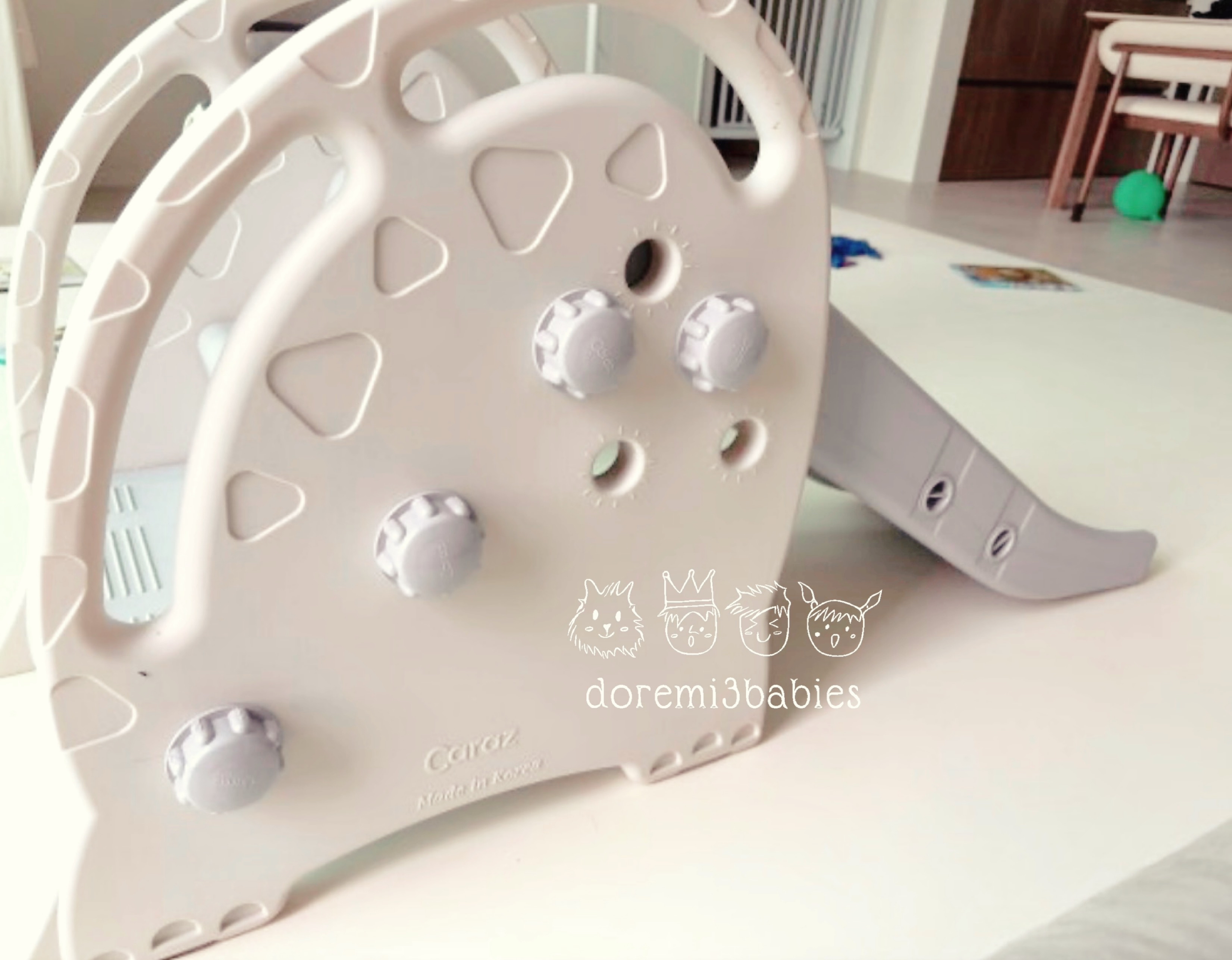 限時優惠‼️Caraz 恐龍2 in 1滑梯 