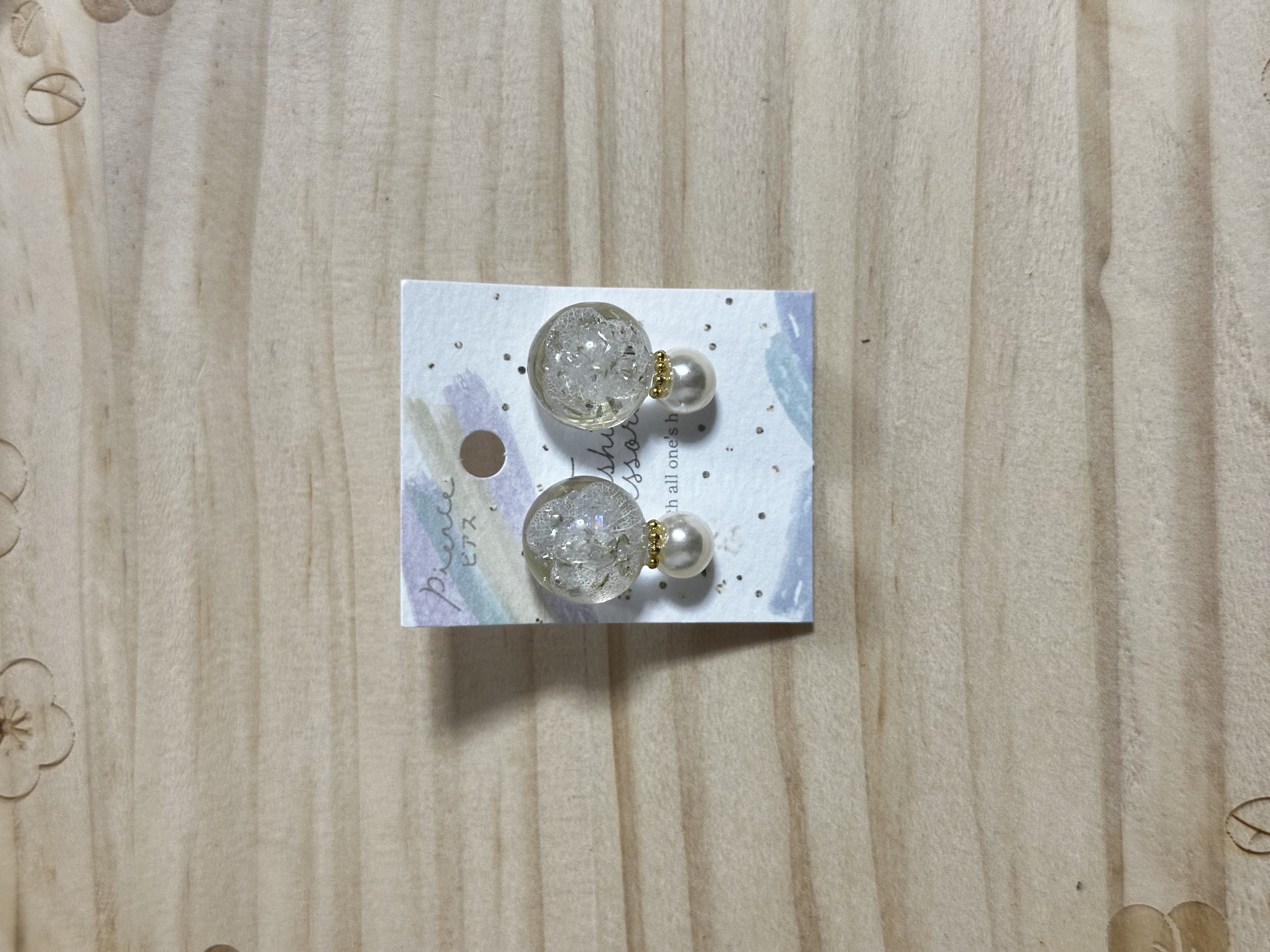 日本製汽球耳環