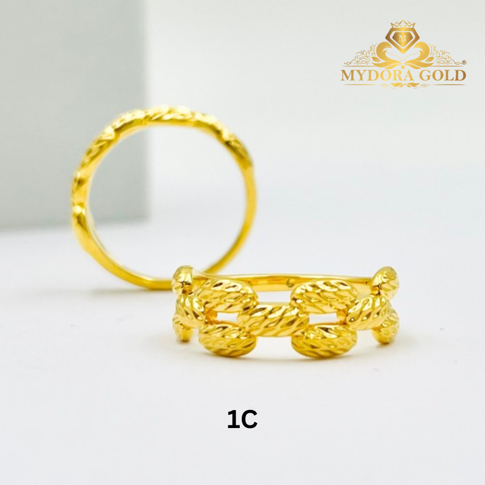 MYDORA Cincin Sauh Pahat (5G) l EMAS 916/22K