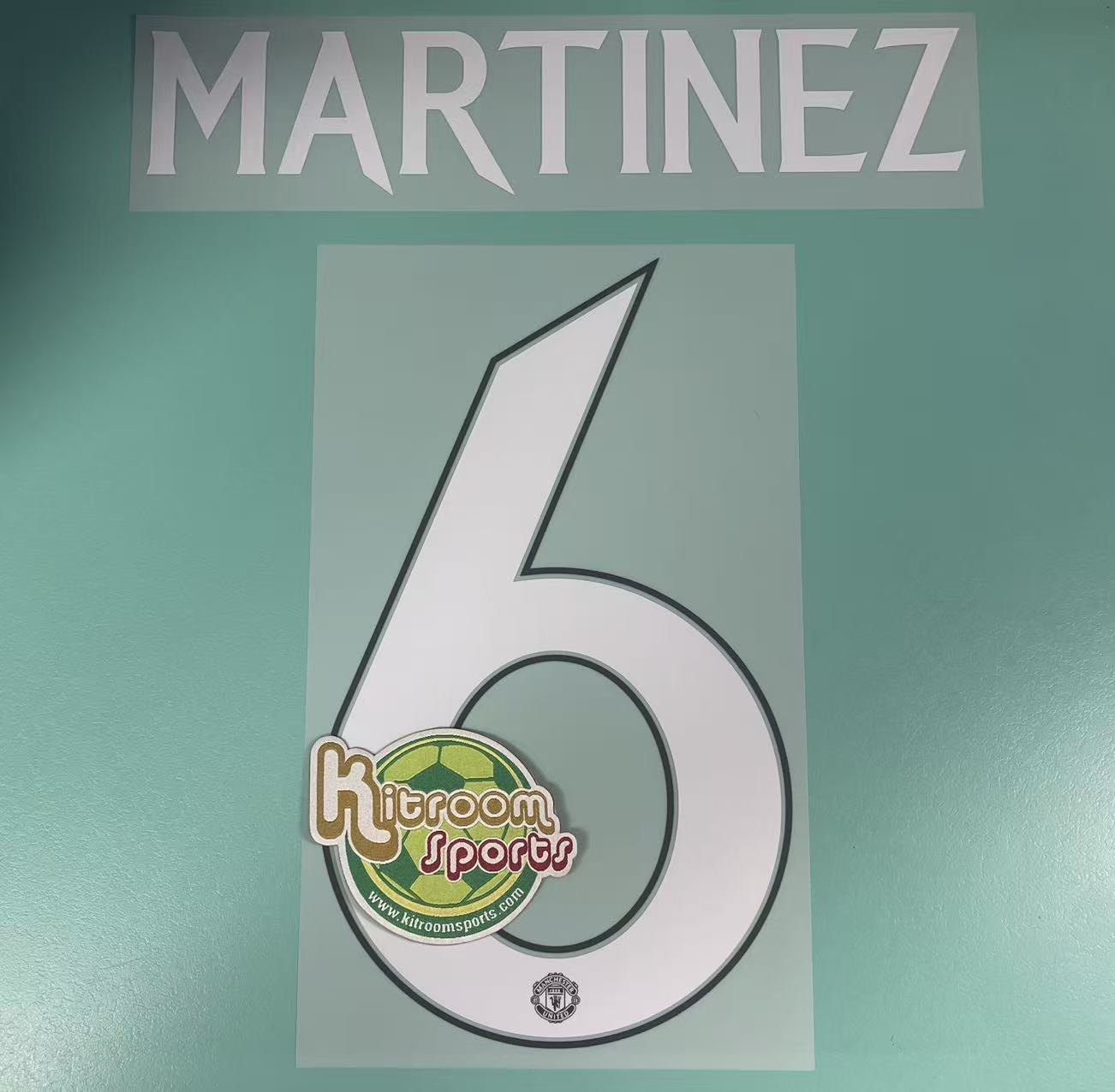 2023-24 Manchester United Home UCL Nameset #6 MARTINEZ