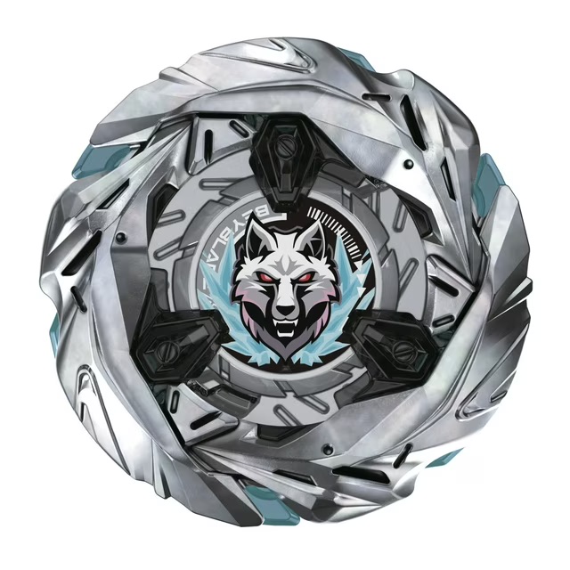 【防禦不破/反擊神物】爆旋陀螺 X 銀狼 3-80FB Beyblade X Sterling Wolf 3-80FB UX Starter Pack Top and Launcher - 獨特防禦反擊型、FB金屬軸心、附專用發射器