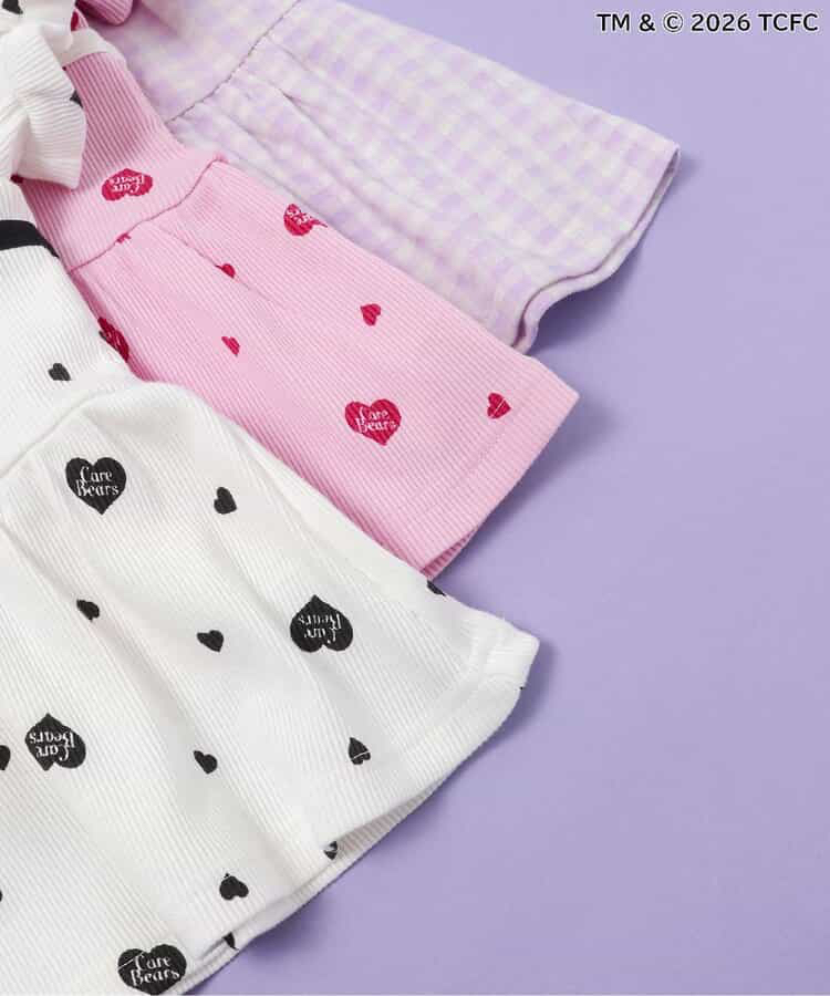 🇯🇵預訂 日本直送🇯🇵Apres les cours x Care Bears系列三色人物貼花吊帶短袖層疊上衣