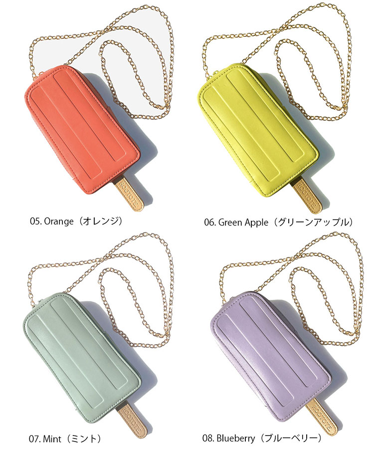 🆕【⭐訂購⭐】🌀 🇯🇵 日本直送 ROOTOTE 玩味冰條設計 單肩小物袋［8款選］🌀 [ELDD-0005][260501]