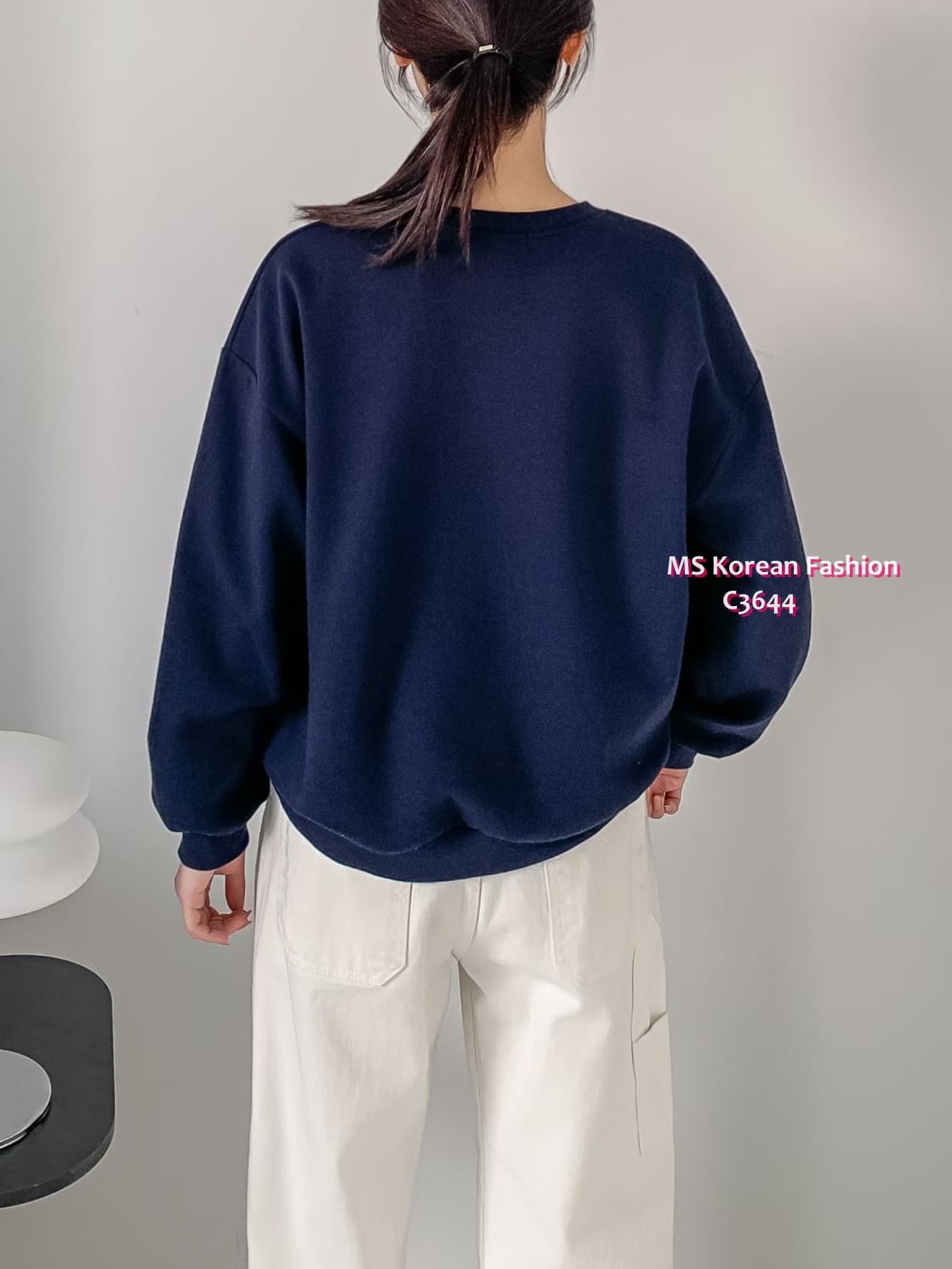 C3644 韓國🇰🇷靚色花花print衛衣