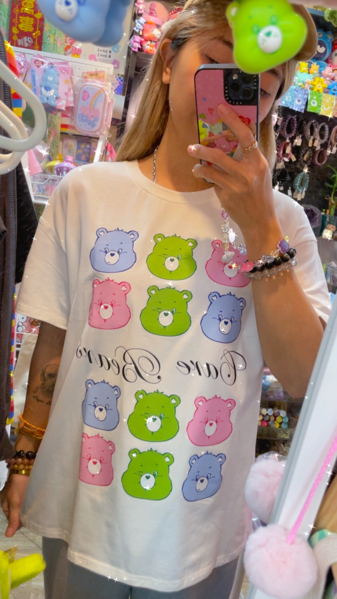 減價品🌈Care Bears 印花寬鬆T恤🐻