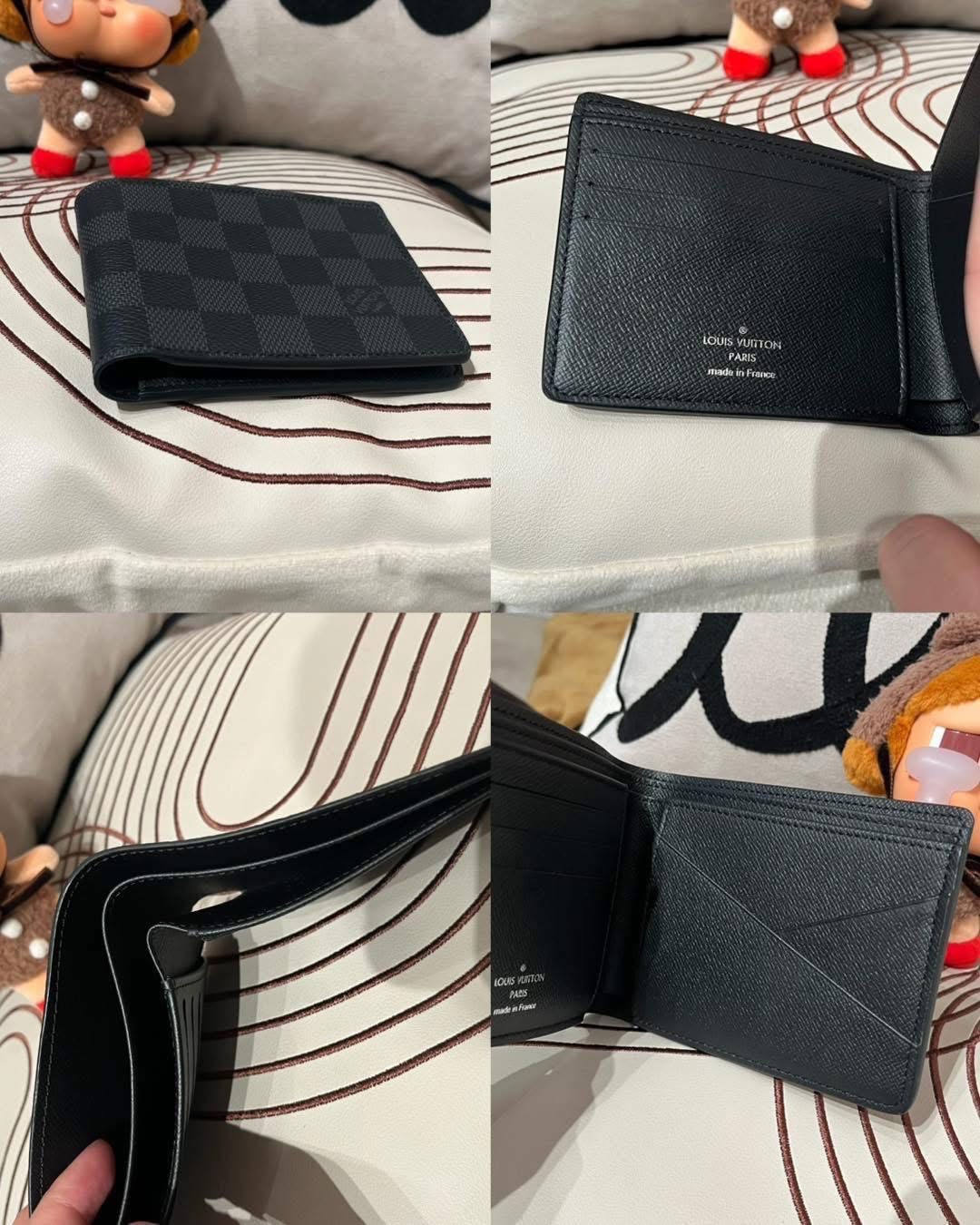 Lv multiple wallet 100%Authentic 98%new✅box