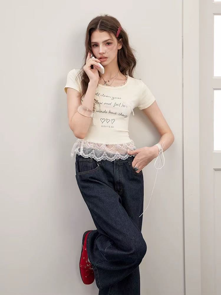 TP320字母印花蝴蝶结