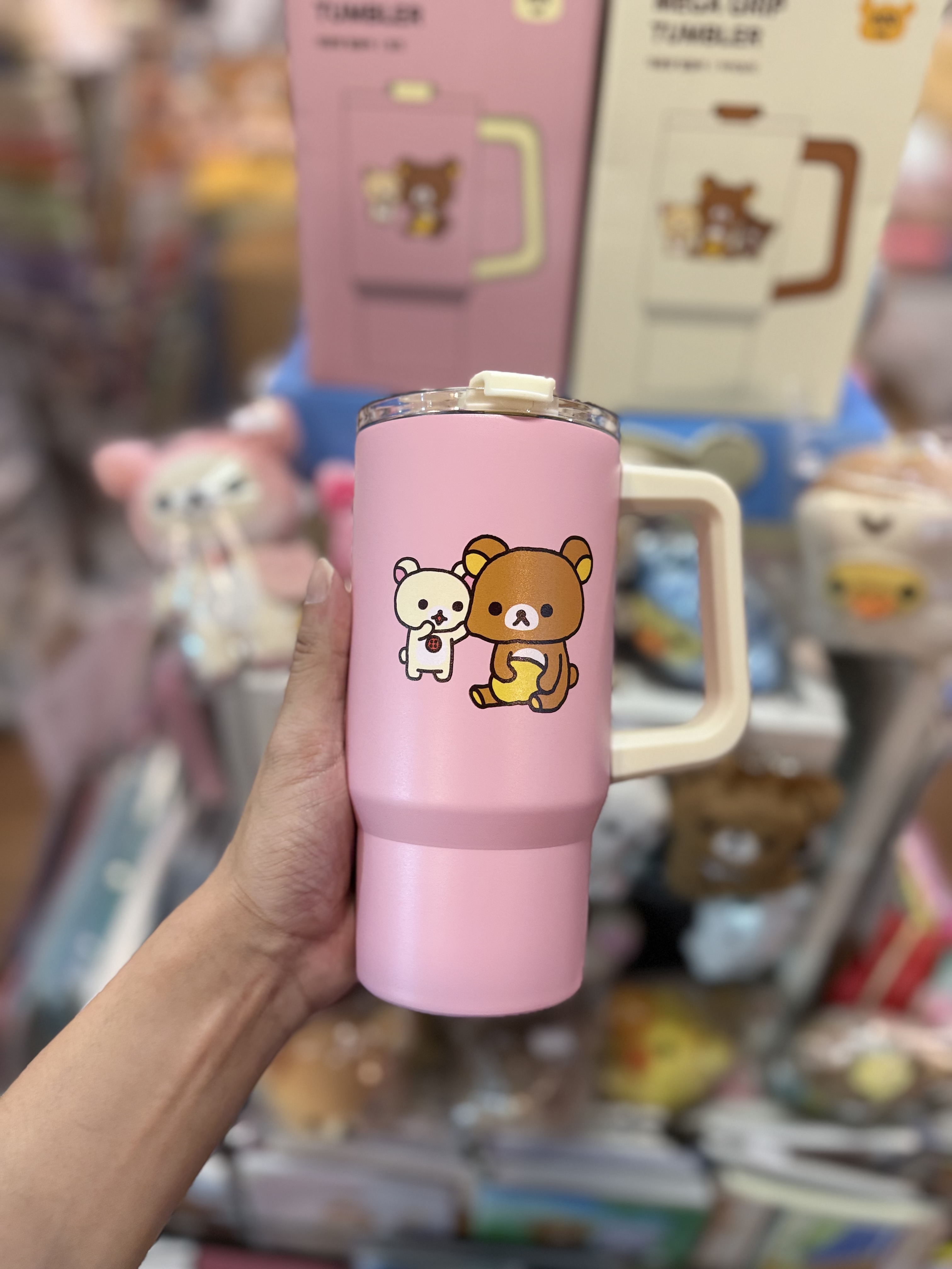 《現貨》全新韓國限定 Rilakkuma連蓋保溫杯 600ml