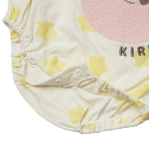 🇯🇵預訂 日本直送🇯🇵星之卡比毛毛刺繡貼花短袖包屁衣