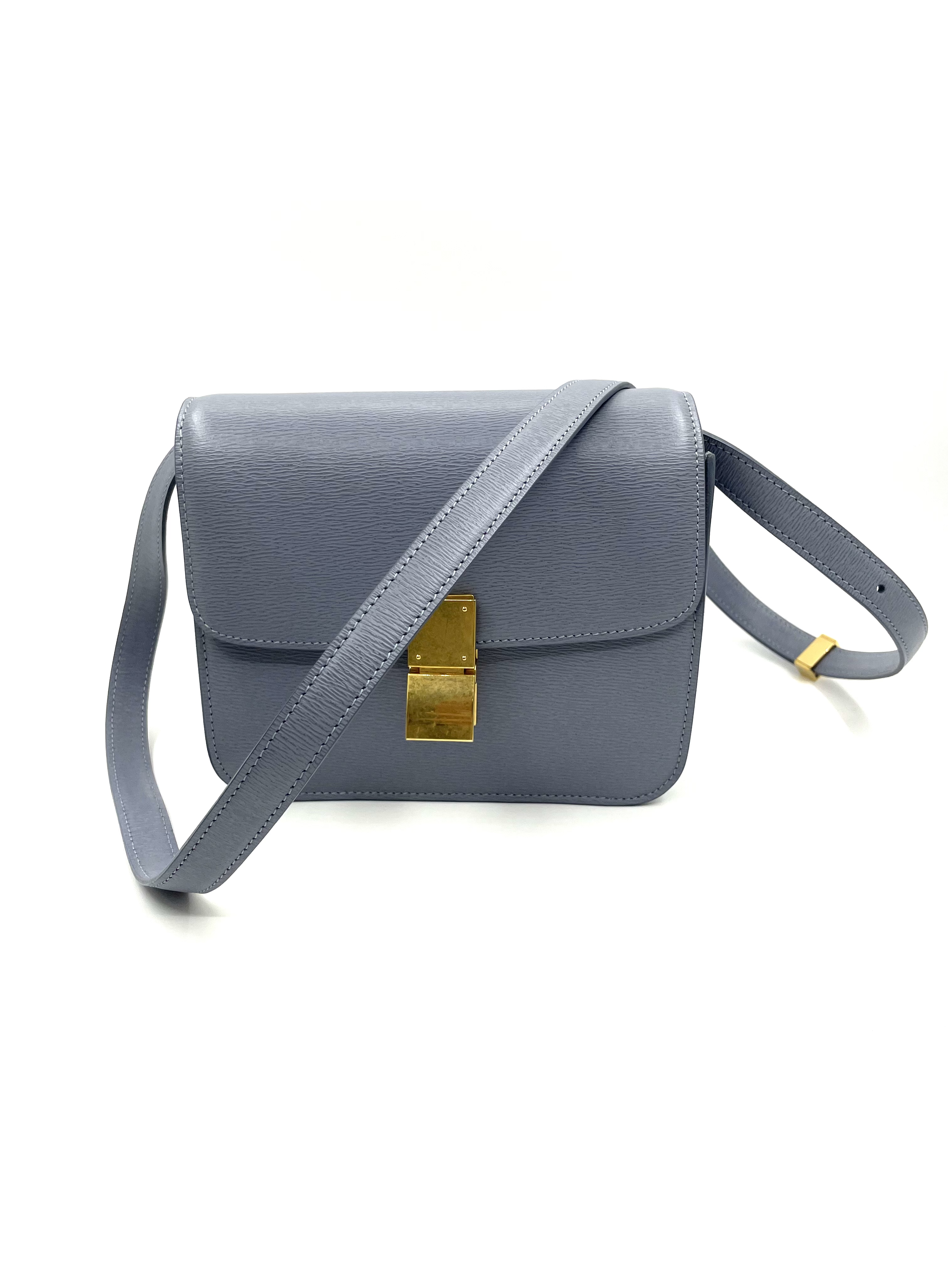 Pre-owned Celine classic box shoulder bag blue / Product code: 2410201