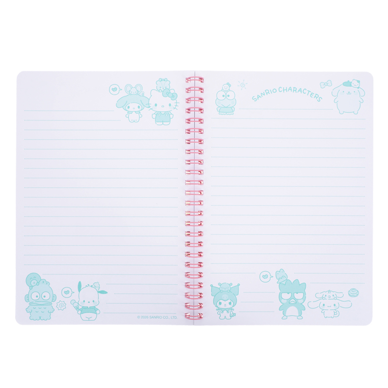 Mix Characters Wire-O Notebook 線圈簿
