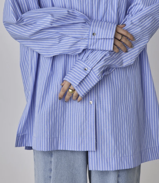 滌綸寬幅襯衫 - 2026 流行穿搭  女士襯衫 春夏時尚穿搭 成人休閒 日常穿搭 易於配搭 日本直送   #JP-I-260005