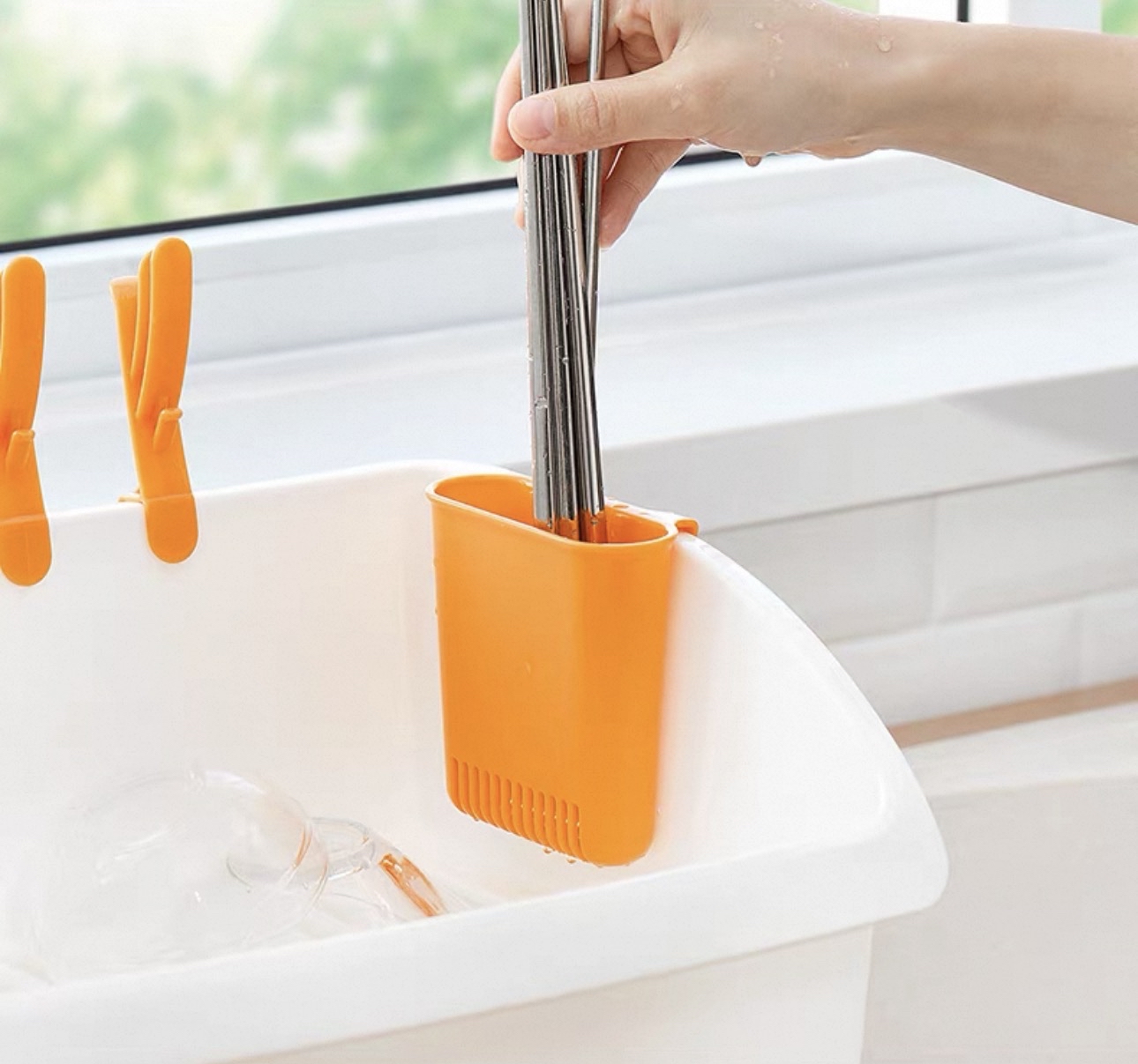 日本Inomata碗碟瀝水置物架