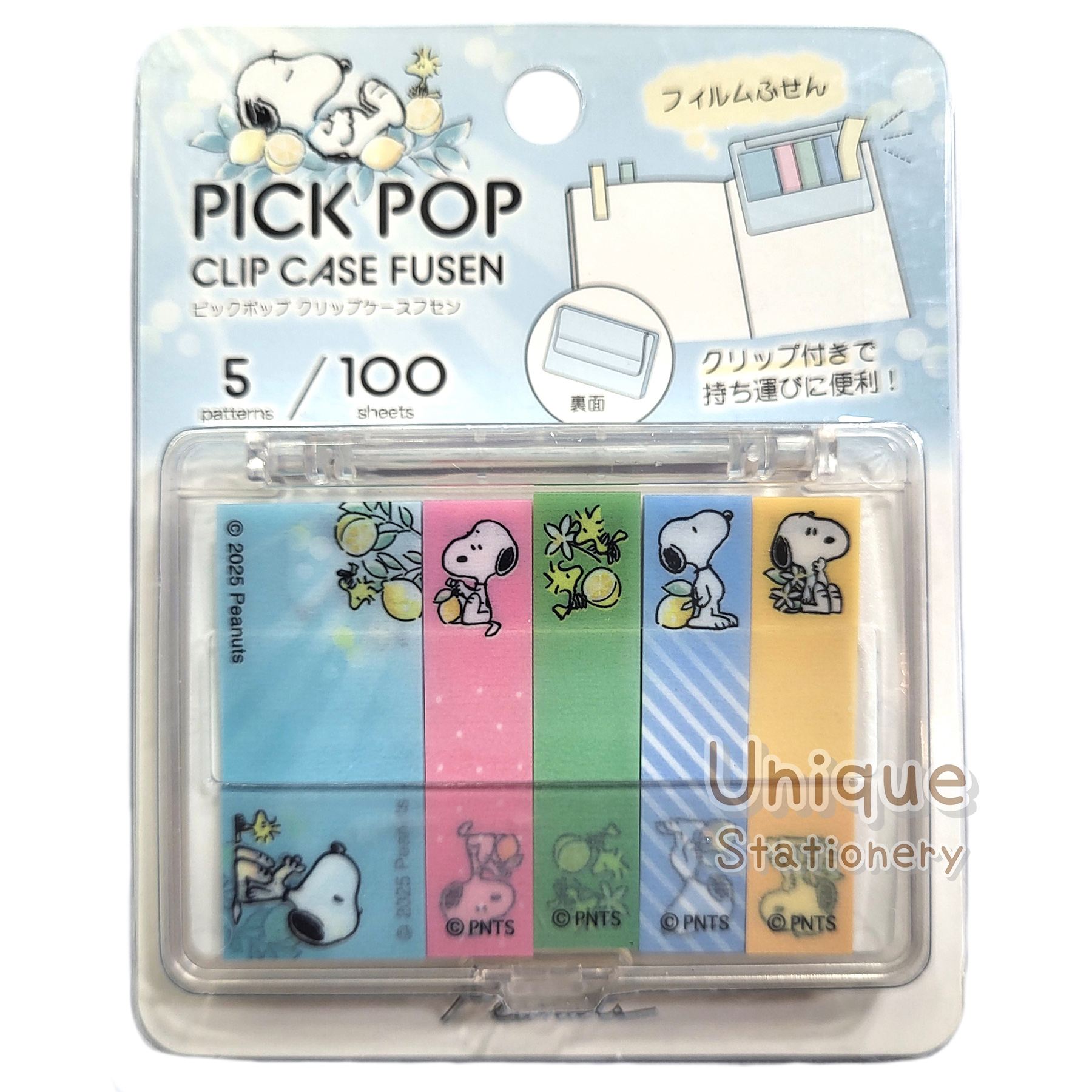 現貨｜Snoopy Wookstock Pick Pop 便條貼 Index Memo 日本版 (CR129553)