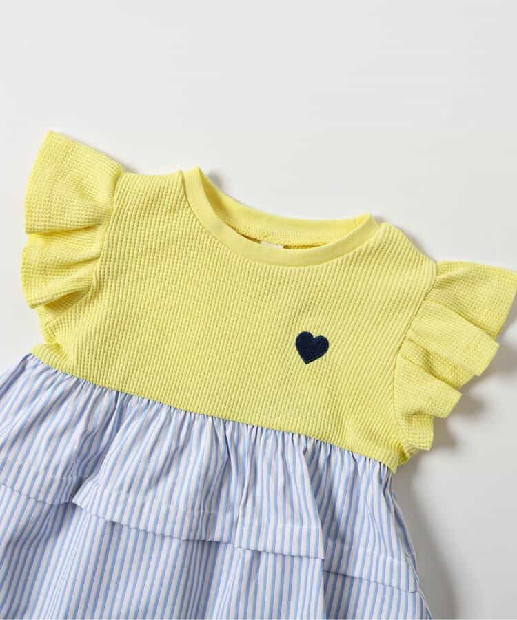 🇯🇵預訂 日本直送🇯🇵Apres les cours五色愛心刺繡荷葉邊短袖上衣