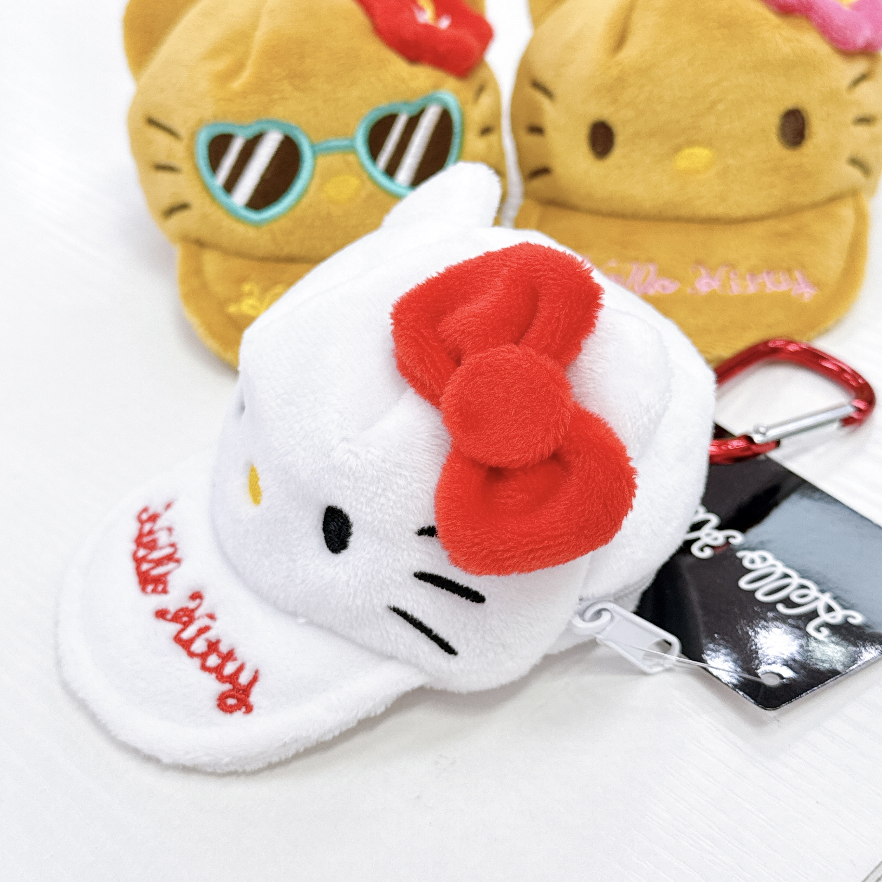 日本版Hello Kitty帽型掛袋 可掛袋 可當散銀包或放耳機雜物